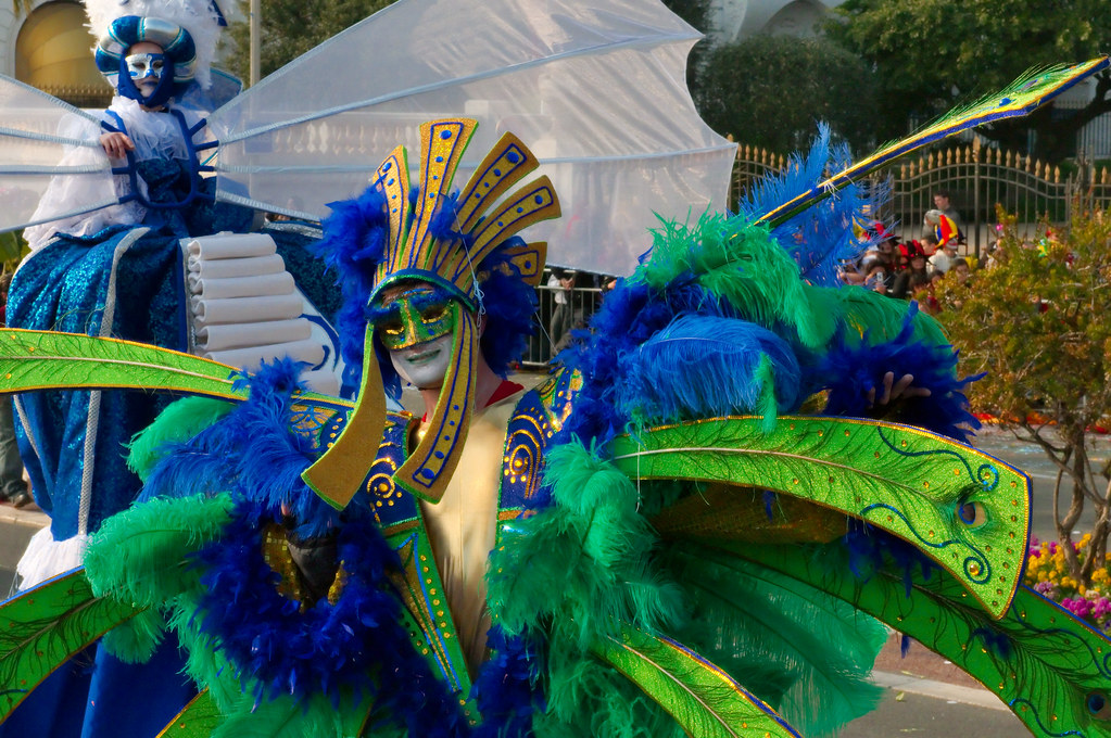 Personne du carnaval de nice