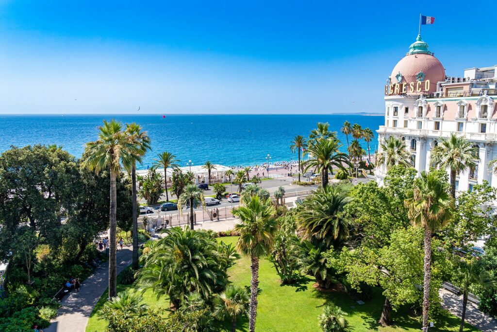 Activité sur la côte d'azur