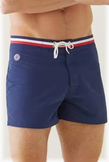 maillot de bain bleu blanc rouge 